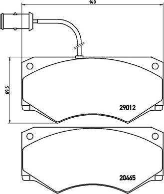 Brembo P A6 013 - Тормозные колодки, дисковые, комплект autosila-amz.com