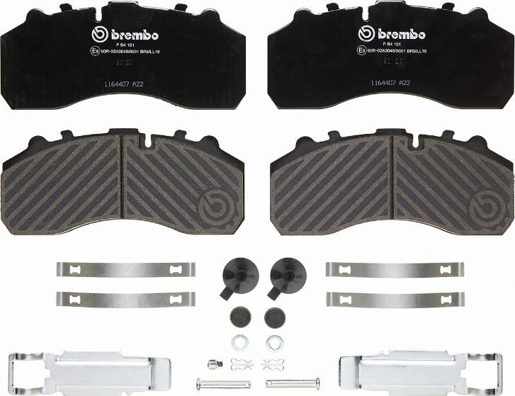 Brembo P B4 101 - Тормозные колодки, дисковые, комплект autosila-amz.com