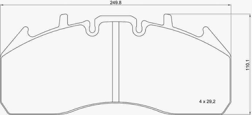 Brembo P B7 103 - Тормозные колодки, дисковые, комплект autosila-amz.com