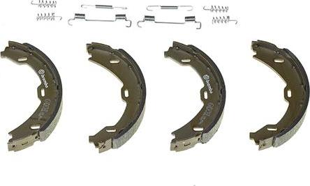 Brembo S 50 518 - Колодки тормозные барабанные задн. MERCEDES-BENZ (BBDC) E-CLASS (W211) 11/05-> / MERCEDES-BENZ S-CLA autosila-amz.com