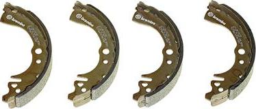 Brembo S 16 507 - S 16 507 Колодки тормозные барабанные задн. DAIHATSU CHARADE III (G100 G101 G102) 01/87-07/93 / DAIH autosila-amz.com