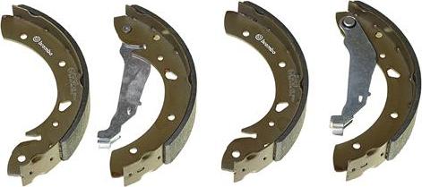 Brembo S 83 507 - Колодки тормозные барабанные задн. TOYOTA AVENSIS (_T22_) 09/97-02/03 / TOYOTA AVENSIS Liftback (_T2 autosila-amz.com