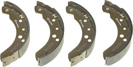 Brembo S 24 537 - Колодки тормозные барабанные задн. FORD P 100 II 10/87-12/92 / FORD TRANSIT Box (T_ _) 09/85-09/92 / autosila-amz.com