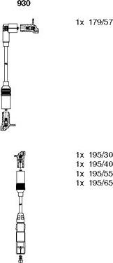 Bremi 930 - Комплект проводов зажигания autosila-amz.com