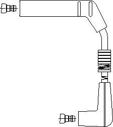 Bremi 480E44 - Провод зажигания autosila-amz.com