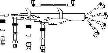 Bremi 473/100 - Комплект проводов зажигания autosila-amz.com