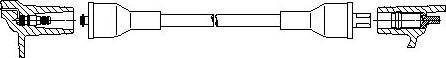Bremi 6A03/30 - Провод зажигания autosila-amz.com