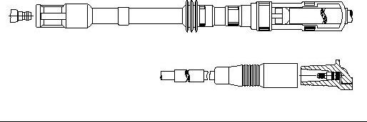 Bremi 198/75 - Провод зажигания autosila-amz.com