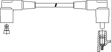 Bremi 159/55 - Провод зажигания autosila-amz.com
