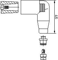 Bremi 13552A1 - Вилка, катушка зажигания autosila-amz.com