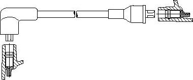 Bremi 884/78 - Провод зажигания autosila-amz.com