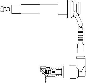 Bremi 8A15E34 - Провод зажигания autosila-amz.com