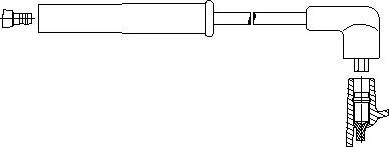 Bremi 8A10/73 - Провод зажигания autosila-amz.com