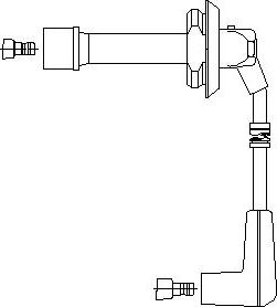 Bremi 3A44E43 - Провод зажигания autosila-amz.com