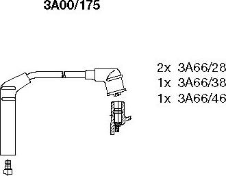 Bremi 3A00/175 - Комплект проводов зажигания autosila-amz.com