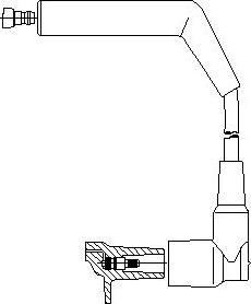 Bremi 3A37/22 - Провод зажигания autosila-amz.com