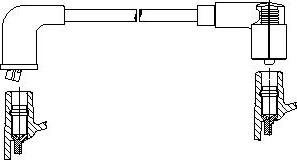 Bremi 202/52 - Провод зажигания autosila-amz.com