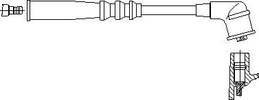 Bremi 709/27 - Провод зажигания autosila-amz.com