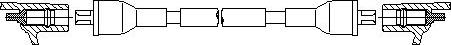 Bremi 736E33 - Провод зажигания autosila-amz.com