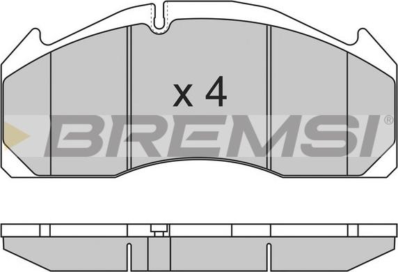 Bremsi BP7317 - Тормозные колодки, дисковые, комплект autosila-amz.com