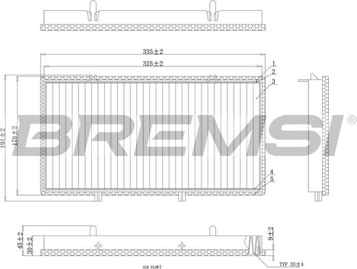 Bremsi FC0998 - Фильтр воздуха в салоне autosila-amz.com