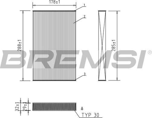 Bremsi FC0414 - Фильтр воздуха в салоне autosila-amz.com