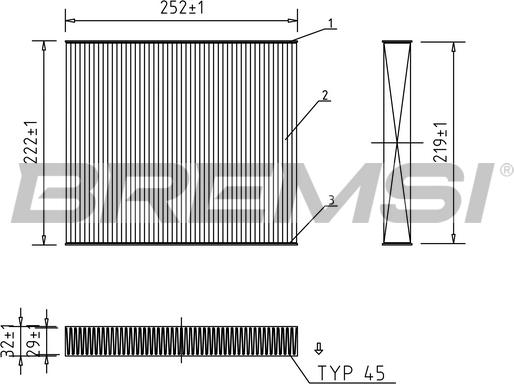 Bremsi FC0416 - Фильтр воздуха в салоне autosila-amz.com