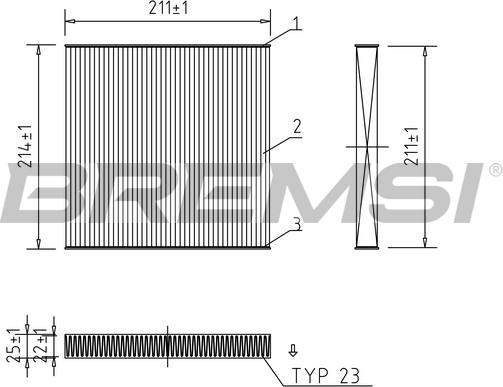 Bremsi FC0439A - Фильтр воздуха в салоне autosila-amz.com