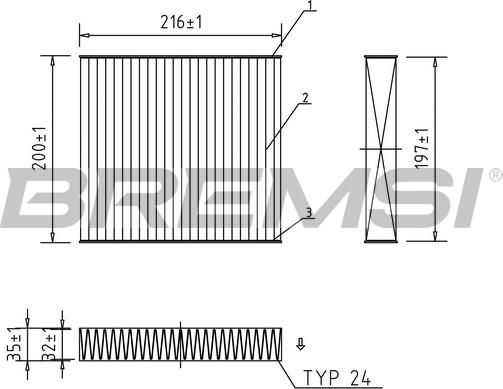 Bremsi FC0078A - Фильтр воздуха в салоне autosila-amz.com