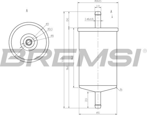 Bremsi FE0397 - Топливный фильтр autosila-amz.com