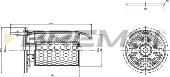 Bremsi FE0364 - Топливный фильтр autosila-amz.com