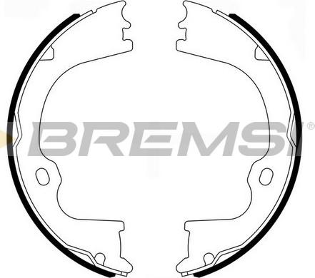 Bremsi GF4947 - Комплект тормозов, ручник, парковка autosila-amz.com