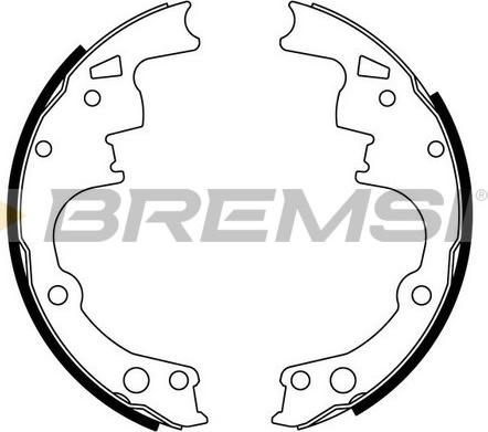 Bremsi GF4514 - Комплект тормозных колодок, барабанные autosila-amz.com