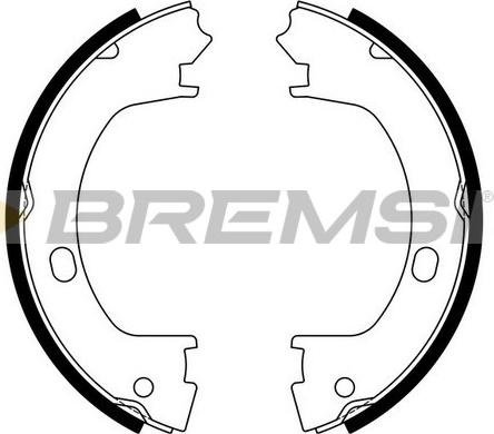 Bremsi GF4643 - Комплект тормозов, ручник, парковка autosila-amz.com