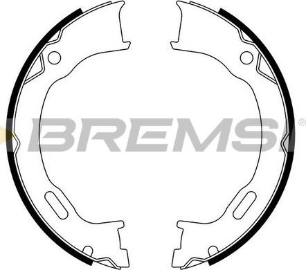 Bremsi GF4745 - Комплект тормозов, ручник, парковка autosila-amz.com