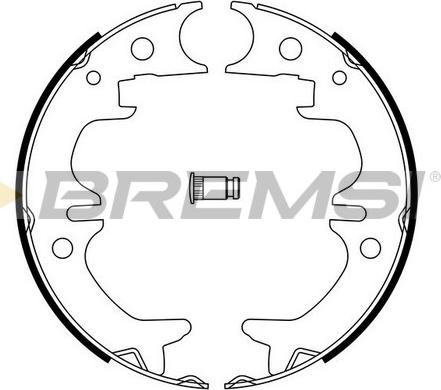 Bremsi GF0968 - Комплект тормозов, ручник, парковка autosila-amz.com