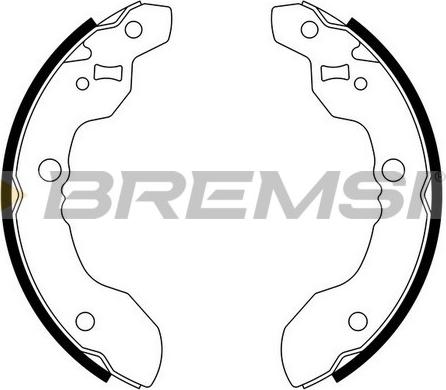 Bremsi GF0921 - Комплект тормозных колодок, барабанные autosila-amz.com