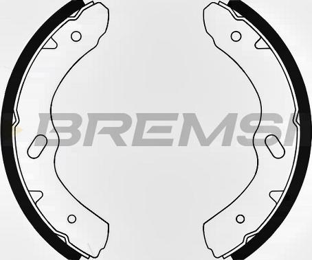 Bremsi GF0641 - Комплект тормозных колодок, барабанные autosila-amz.com