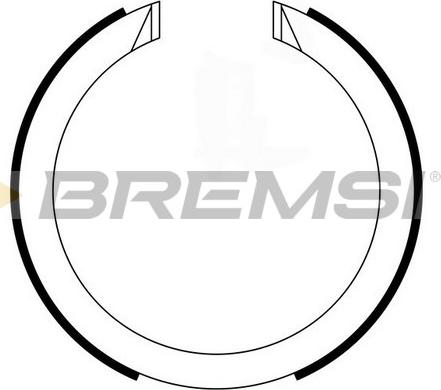 Bremsi GF0634 - Комплект тормозов, ручник, парковка autosila-amz.com