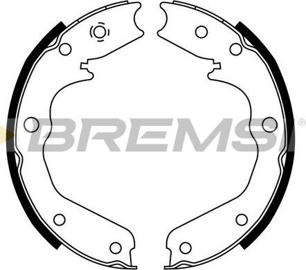 Bremsi GF0356 - Комплект тормозов, ручник, парковка autosila-amz.com