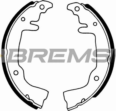 Bremsi GF0371 - Комплект тормозных колодок, барабанные autosila-amz.com