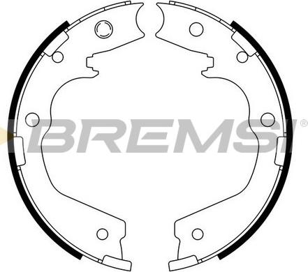 Bremsi GF0757 - Комплект тормозов, ручник, парковка autosila-amz.com