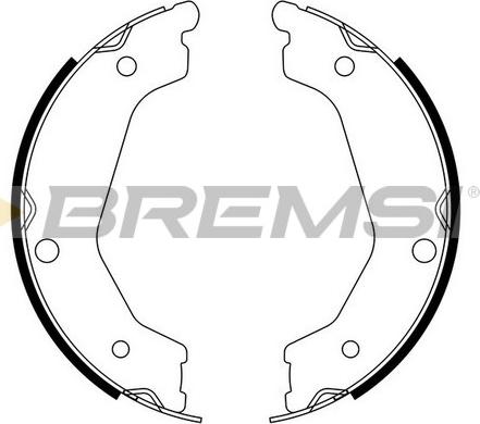 Bremsi GF0764 - Комплект тормозов, ручник, парковка autosila-amz.com