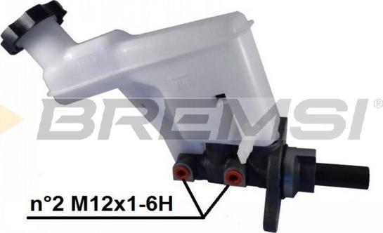 Bremsi PB0959 - Главный тормозной цилиндр autosila-amz.com