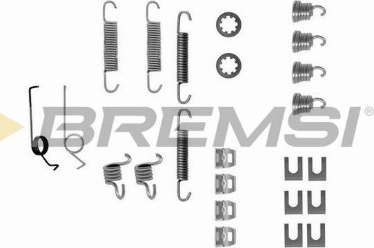 Bremsi SK0519 - Комплектующие, барабанный тормозной механизм autosila-amz.com