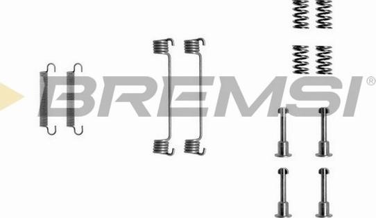 Bremsi SK0690 - Комплектующие, барабанный тормозной механизм autosila-amz.com