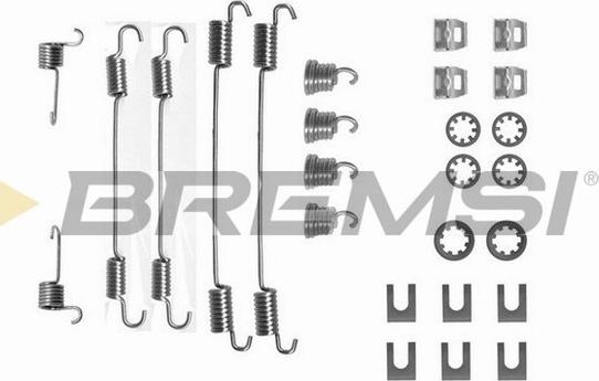 Bremsi SK0656 - Комплектующие, барабанный тормозной механизм autosila-amz.com