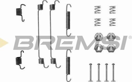 Bremsi SK0657 - Комплектующие, барабанный тормозной механизм autosila-amz.com