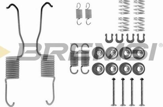 Bremsi SK0684 - Комплектующие, барабанный тормозной механизм autosila-amz.com