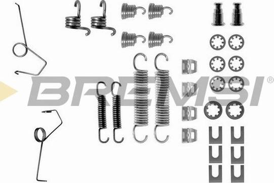 Bremsi SK0686 - Комплектующие, барабанный тормозной механизм autosila-amz.com